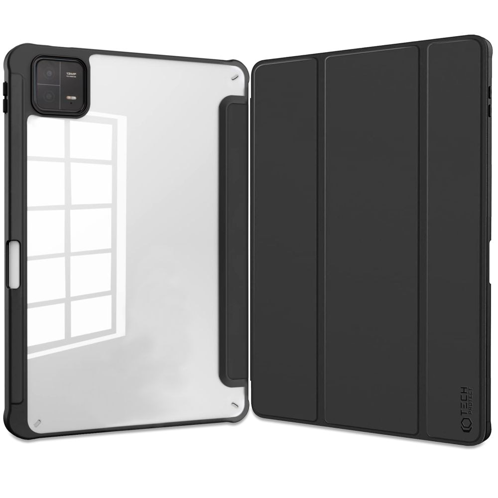 Husa Tech-Protect Smartcase Pen Hybrid compatibila cu Xiaomi Pad 6 Max 14 inch Black