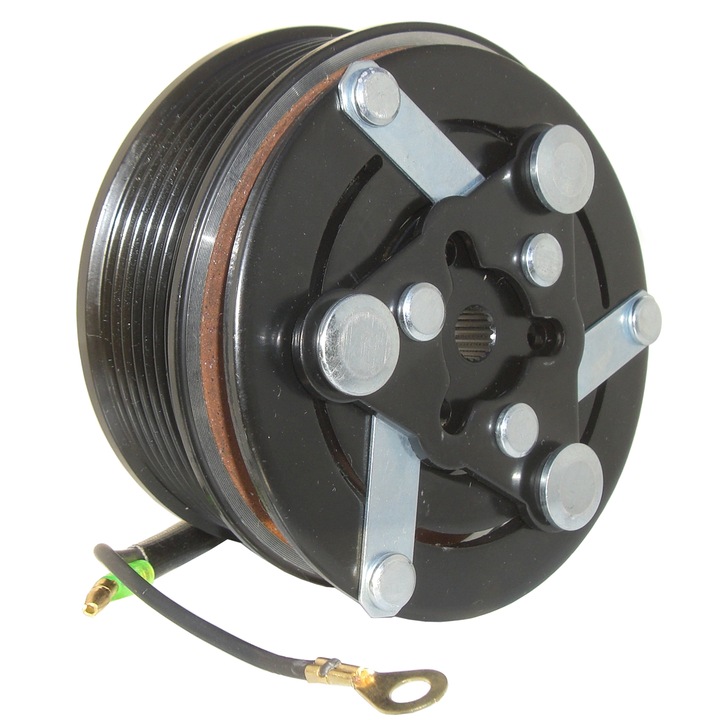 Klíma kompresszor kuplung AC-06KE02, AC Auto, Fekete