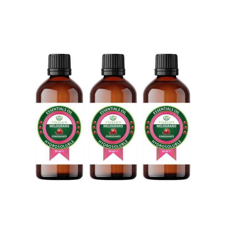 Set 3 X 30 ml Uleiuri Hidrosolubile, Melograno, Fountain of Youth