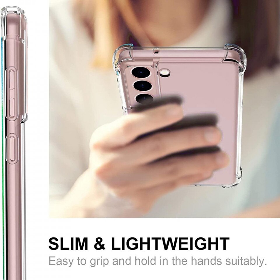 Husa pentru Samsung Galaxy S21 5G G991, Techsuit, Shockproof Clear, Transparenta
