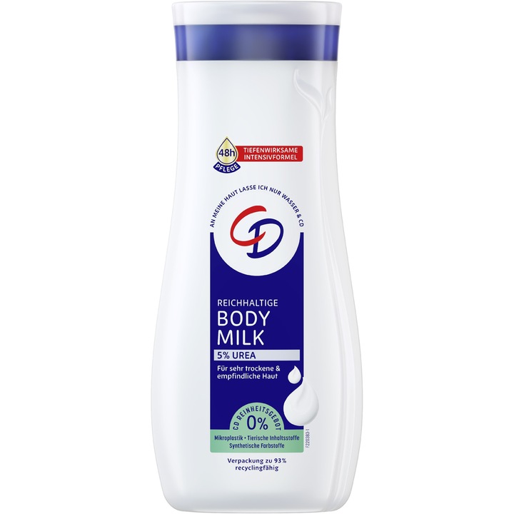 Lapte de corp, CD, Uree, Hidratant, 250 ml