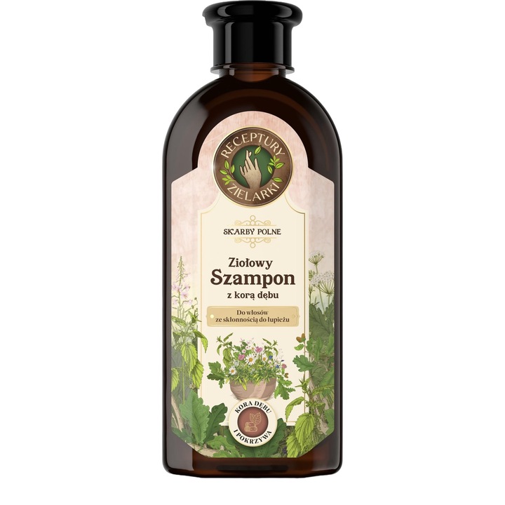 Sampon, Agata, Extract plante/scoarta stejar, 350 ml