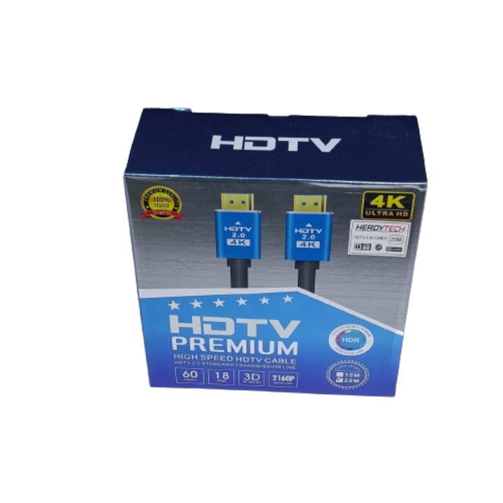 HDMI kábel, 2.0 verzió, 4K HDTV, 5 m