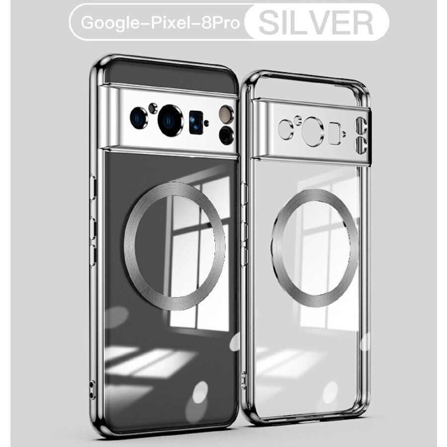 Husa pentru Google Pixel 8 Pro - Techsuit Shockproof Clear Silicone - Clear