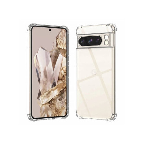 Husa pentru Google Pixel 8 Pro - Techsuit Shockproof Clear Silicone - Clear