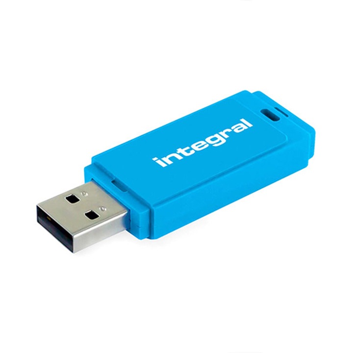 Memorie USB, Integral, 32 GB, Albastru