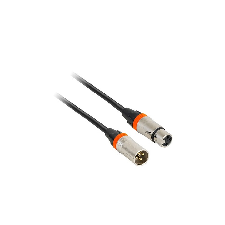 Cablu profesional xlr tata - xlr mama 3m