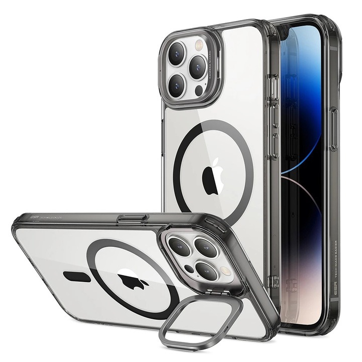 Калъф ESR за Apple iPhone 14 Pro Max, Classic Kickstand, MagSafe, clear black