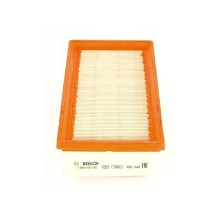Légszűrő, BOSCH, F 026 400 510, narancssárga/sárga