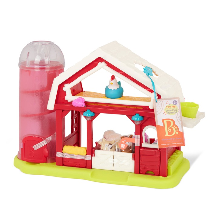 Joc interactiv cu sunete de animale, B.Toys, Multicolor