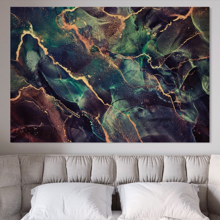 Tablou Canvas Premium, LuxCanva® A1355, Abstract Dream, 100 X 150 CM, Panza Bumbac 100% 400g/m2, Sasiu Lemn, Dormitor, Natural Pigment, Luxury Art, Living, Culori Vibrante