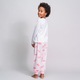 Розова плетена пижама с дълъг ръкав Disney Princess 104 СМ