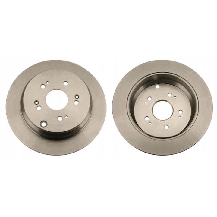 Комплект 2 спирачни диска DF7374, TRW, сребристи