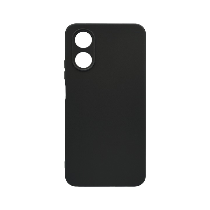 Силиконов калъф BestCase за OPPO A38 4G / A18 4G, Camera Protection, Slim 0.8 MM, Black Silicon Series