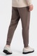 OMBRE, Pantaloni de trening cu talie ajustabila, Maro fango, L