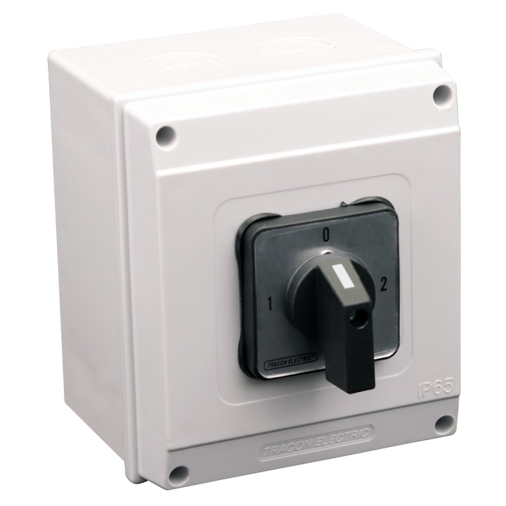 Kapcsoló házzal, Tracon Electric, 25A, 400V