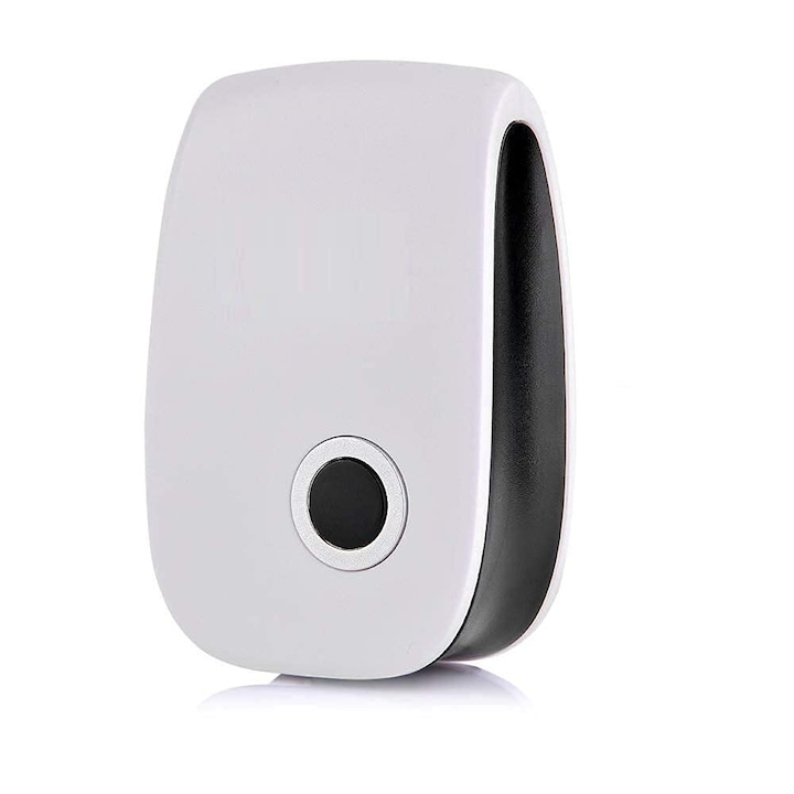 Dispozitiv ultrasunete, alunga daunatorii, mentine casa sigura, pentru soareci, tantari, furnici si paianjeni, fara toxine, acopera 100m², silentios si fara miros - BUGBUSTER