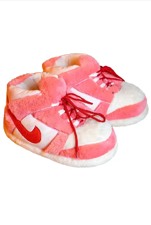 Пантофи VERSAGO sneaker, oversize, размер 35-38, Бяло/Розово