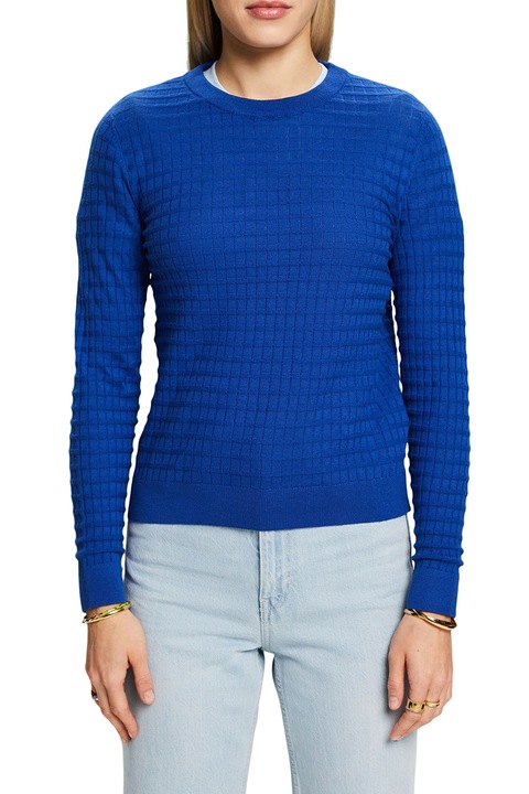 Esprit, Texturált pulóver, Kék