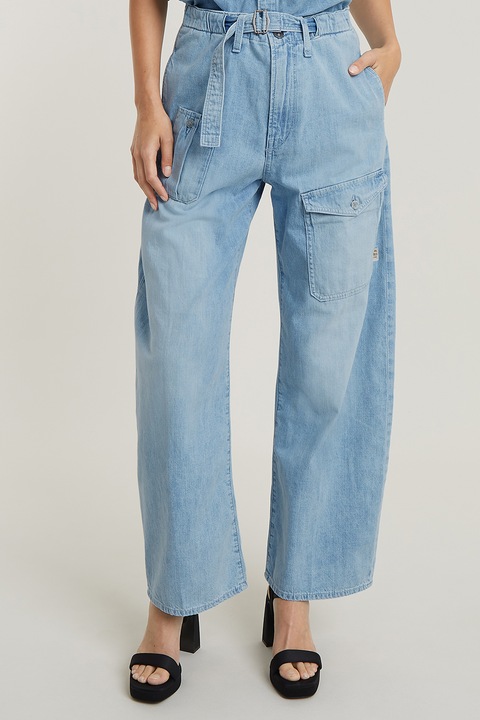 G-STAR, Blugi cu croiala ampla, Albastru deschis