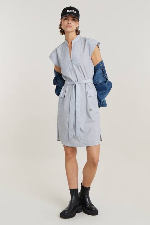 G-STAR, Pamutruha megkötővel a derekán, Pasztellkék