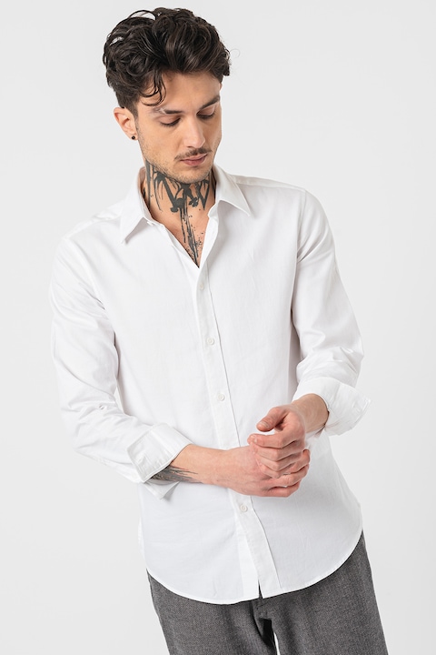 Esprit, Риза с класическа яка, Бял