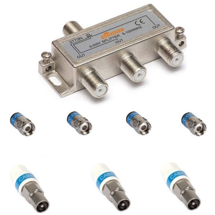 TV/SAT SPLITTER SD-904 TERRA - Specialized Splitters And Tap-offs (RTV - Foto 8