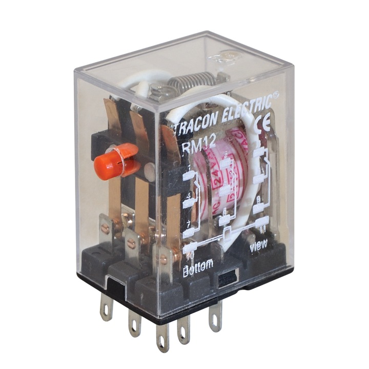 Releu miniatural, Tracon Electric, 3P, 12V, 6000 A