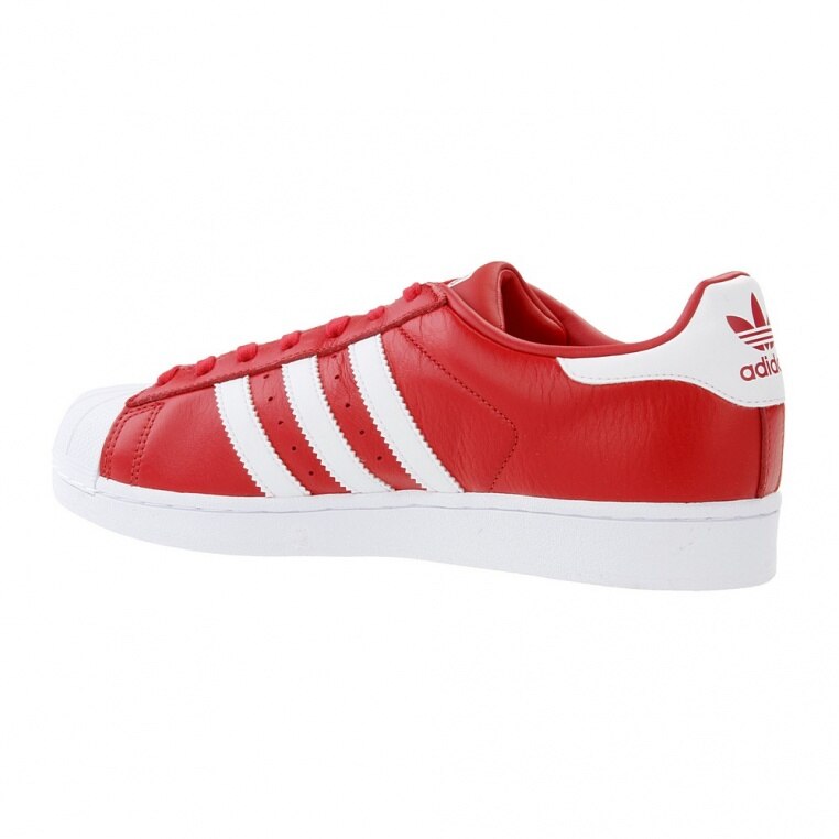 Frfi Adidas SUPERSTAR, Adidas, termszetes/szintetikus br, piros, 39 1/3  - eMAG.hu