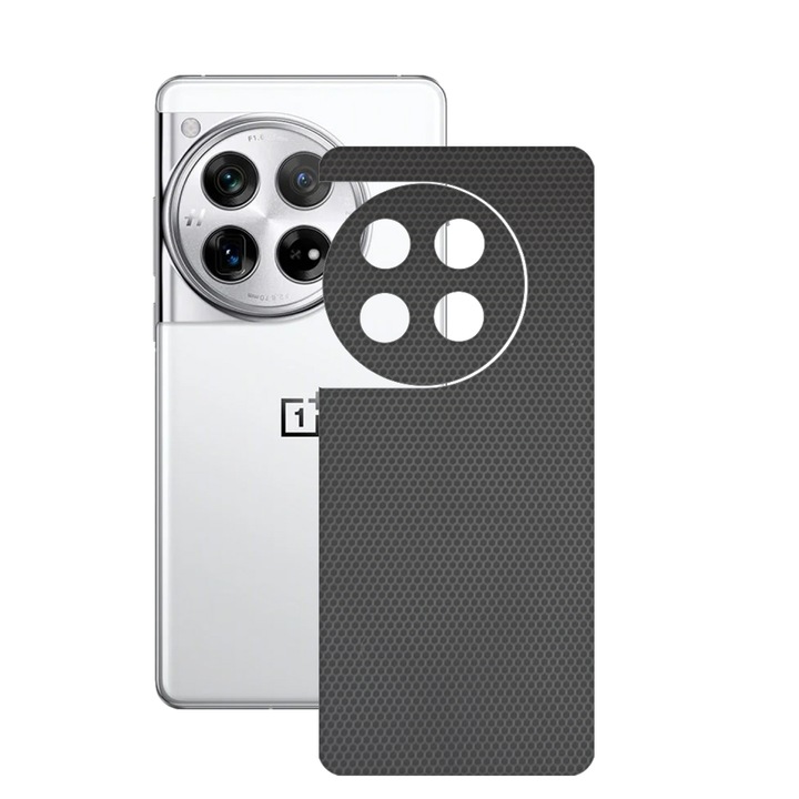 SILKASE bőrfólia, OnePlus 12-hez, mátrix, telefon hátvédő