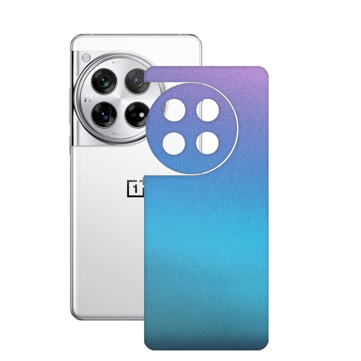 SILKASE bőrfólia, OnePlus 12-hez, bíbor kaméleon, telefon hátvédő