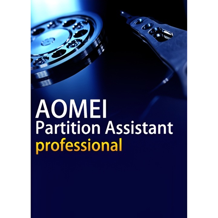 Приложение Aomei Partition Assistant Professional 8.5, електронен лиценз, 1 устройство