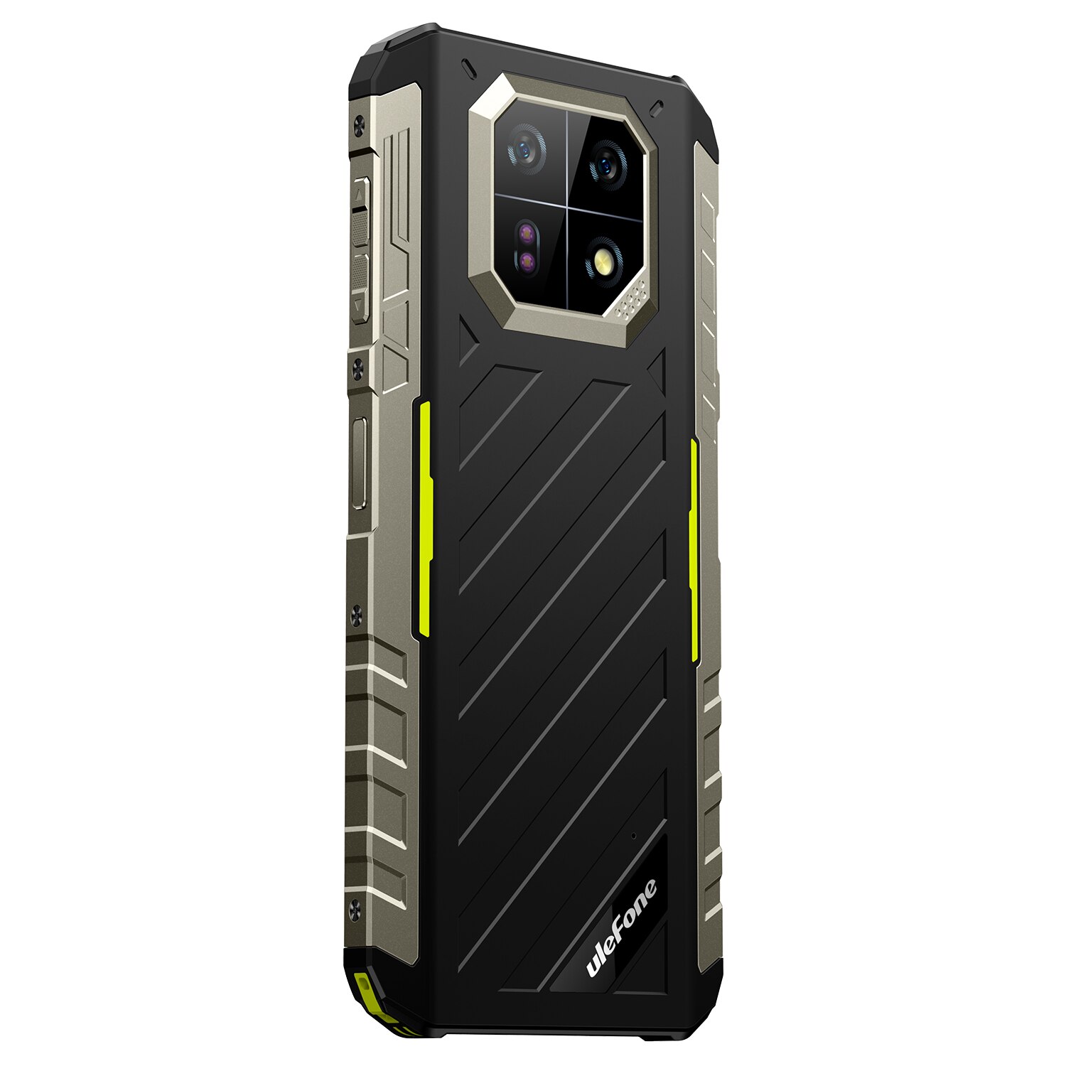 Telefon mobil Ulefone Armor 22 Verde, 4G, IPS 6.58" 120Hz, 64MP, Night Vision, 16GB RAM (8GB + 8GB extensibili), 256GB ROM, Helio G96, NFC, Dual SIM