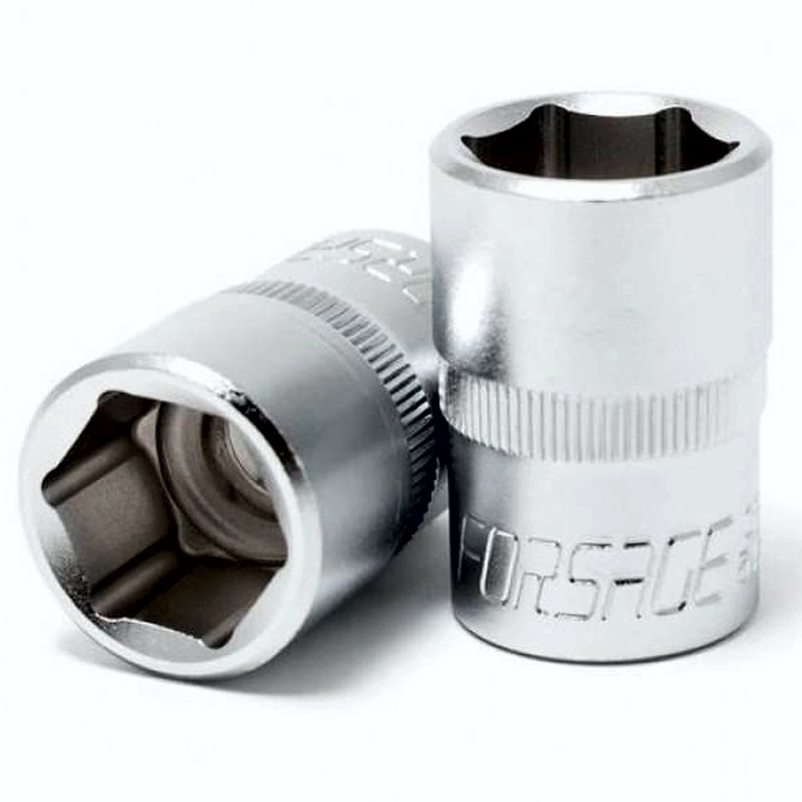 Ütvecsavarozó dugókulcs, FORSAGE, fém, 1/2" 20 mm, fehér