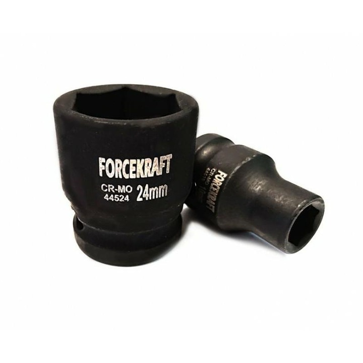 Ütvecsavarozó dugókulcs, acél, 16 mm, fekete