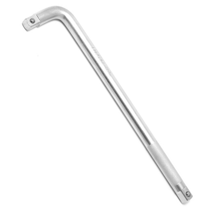 L-alakú hajtókar, Rock Force, 260 mm, Ezüst