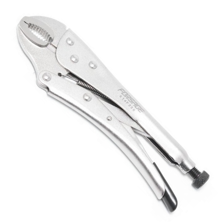 Клещи за блокиране, Forsage, 250 мм, 10", Сребрист