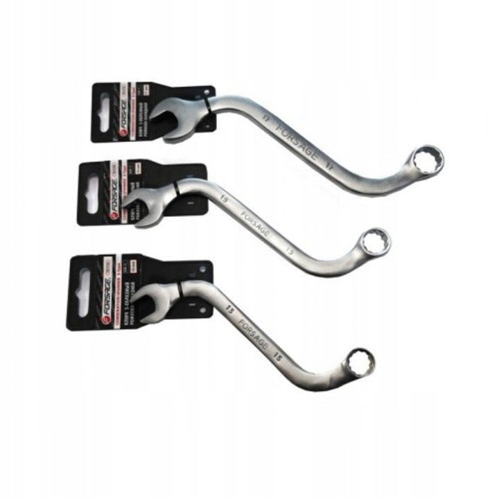 S típusú kombikulcs, Forsage, 12 mm, ezüst