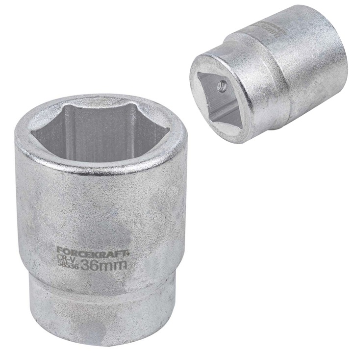 Ütőkulcsfej, Forcekraft, 36 mm, 1", Ezüst
