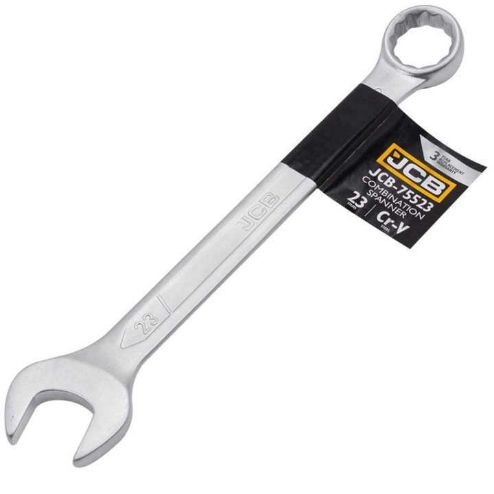 Kombinált kulcs, JCB, 23 mm, ezüst
