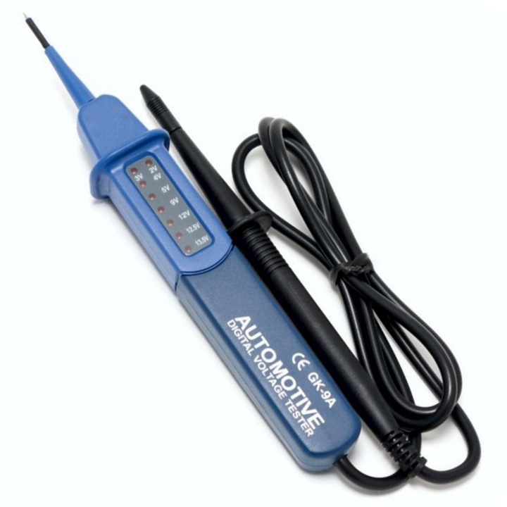 Akkumulátor töltöttségi szintmérő, Forsage, 2-13,5V, Kék/Fekete