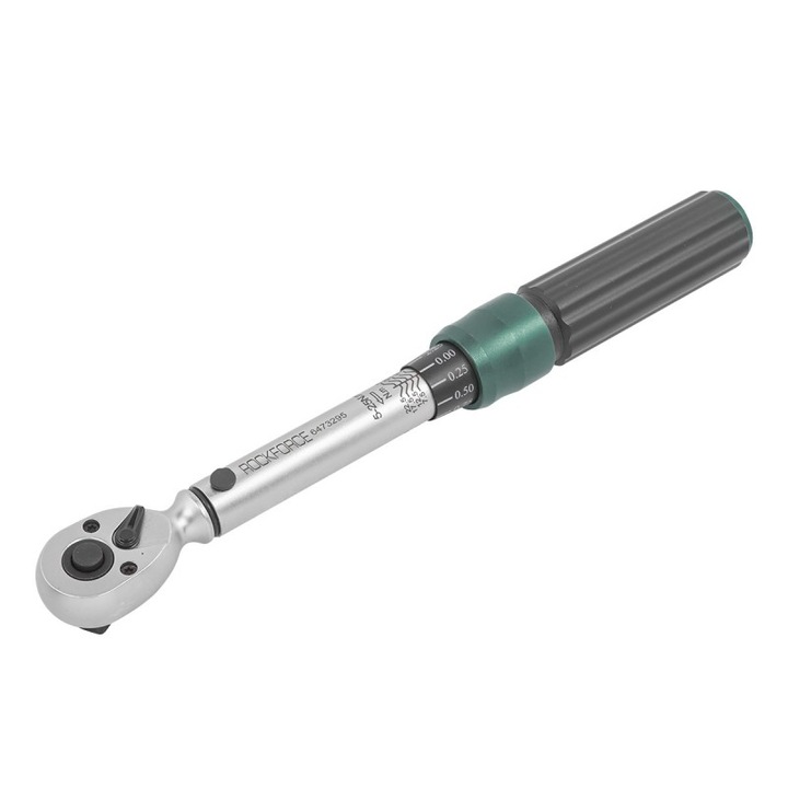 Rögzítő nyomatékkulcs, Rock Force, 3/8'', 5-25 Nm, ezüst/fekete