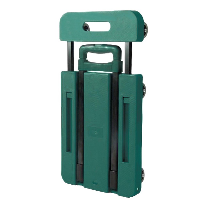 Szállítókocsi, összecsukható platformmal, RockForce, 180 kg, zöld