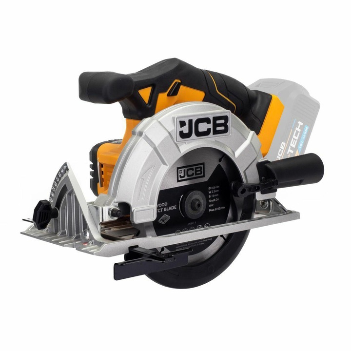 Акумулаторен циркуляр, JCB, 18V, 165 мм, Многоцветен