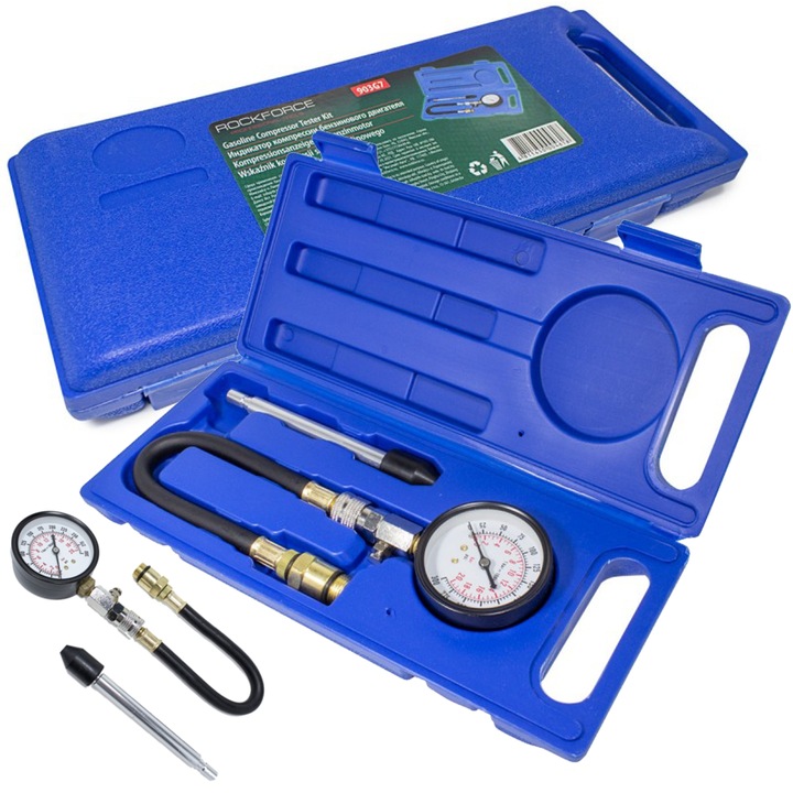 Tester presiune compresie motoare pe benzina, Rock Force