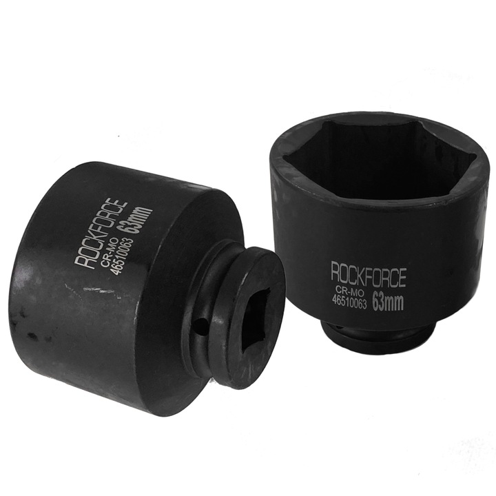 Dugaszolóaljzat, Rock Force, Acél, 63 mm