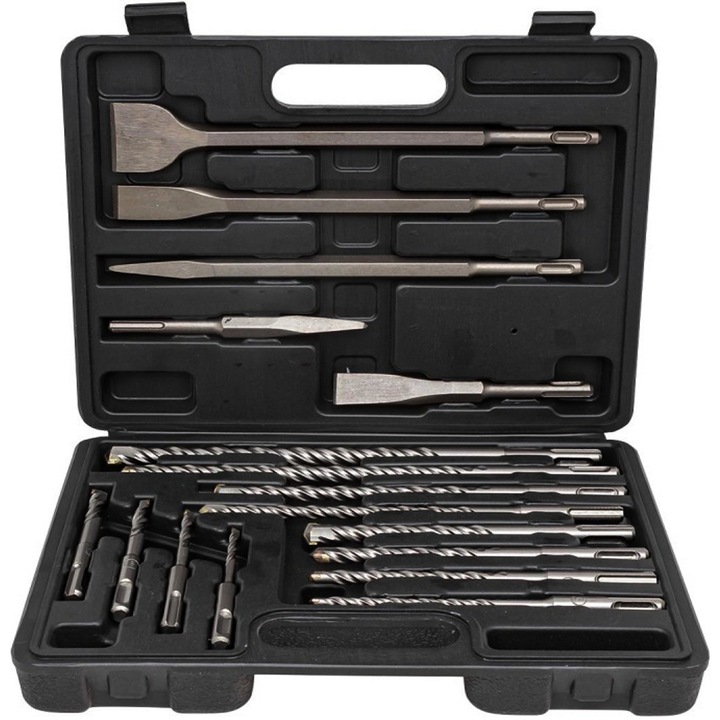 Set 17 burghie/Dalti, Rock force, Metal, Argintiu