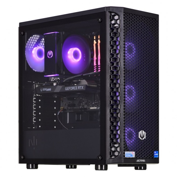 Настолен компютър Actina ENDORFY 5600G настолен компютър система, 16GB RAM, 500GB SSD, 600W, черен, Midi Tower