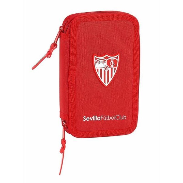Двоен Несесер Sevilla Fútbol Club, Червен, Спортен, 28 Части, 12.5 x 19.5 x 4 cm