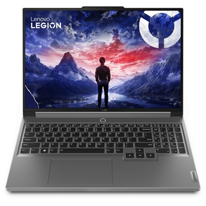 Лаптоп Lenovo Legion 5 16IRX9 с Intel Core i7-14650HX (1.6/5.2GHz, 30M), 32 GB, 2 TB M.2 NVMe SSD, NVIDIA RTX 4060 8GB GDDR6 DLSS 3, Free DOS, Сив